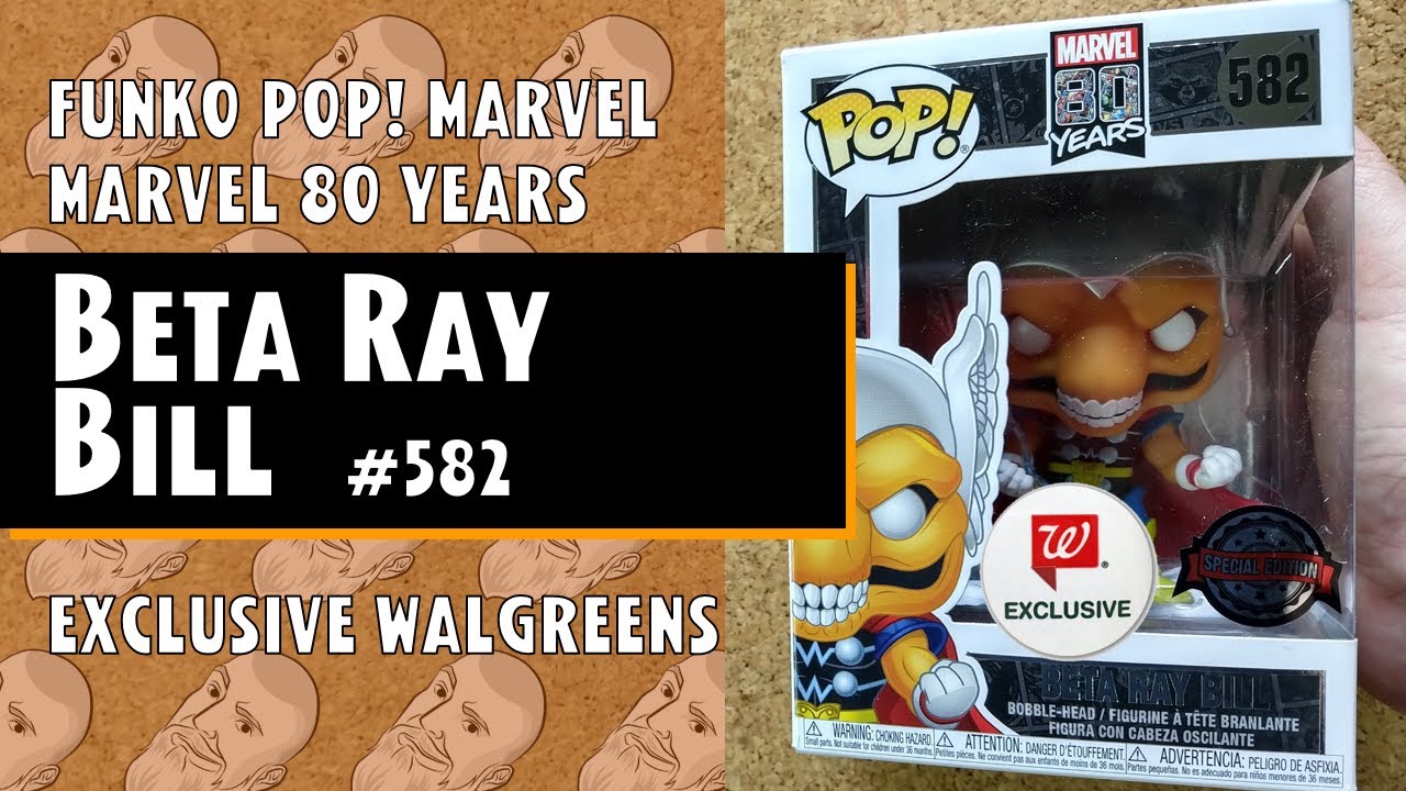 Funko Pop Marvel 80 Years - Beta Ray Bill - #582 - Exclusive Walgreens ...