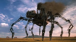 疯狂博士发明巨型钢铁蜘蛛，轻松摧毁了整个小镇！速看科幻电影《飙风战警》
