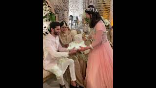 Beautiful Couple Nikkah Ceremony ❤😍 | Pakistani Richest Nikkah | Pakistani wedding | #shorts