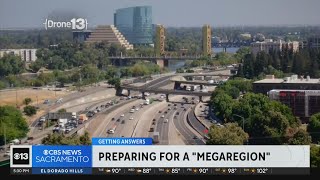 Is a new megaregion being created in California?