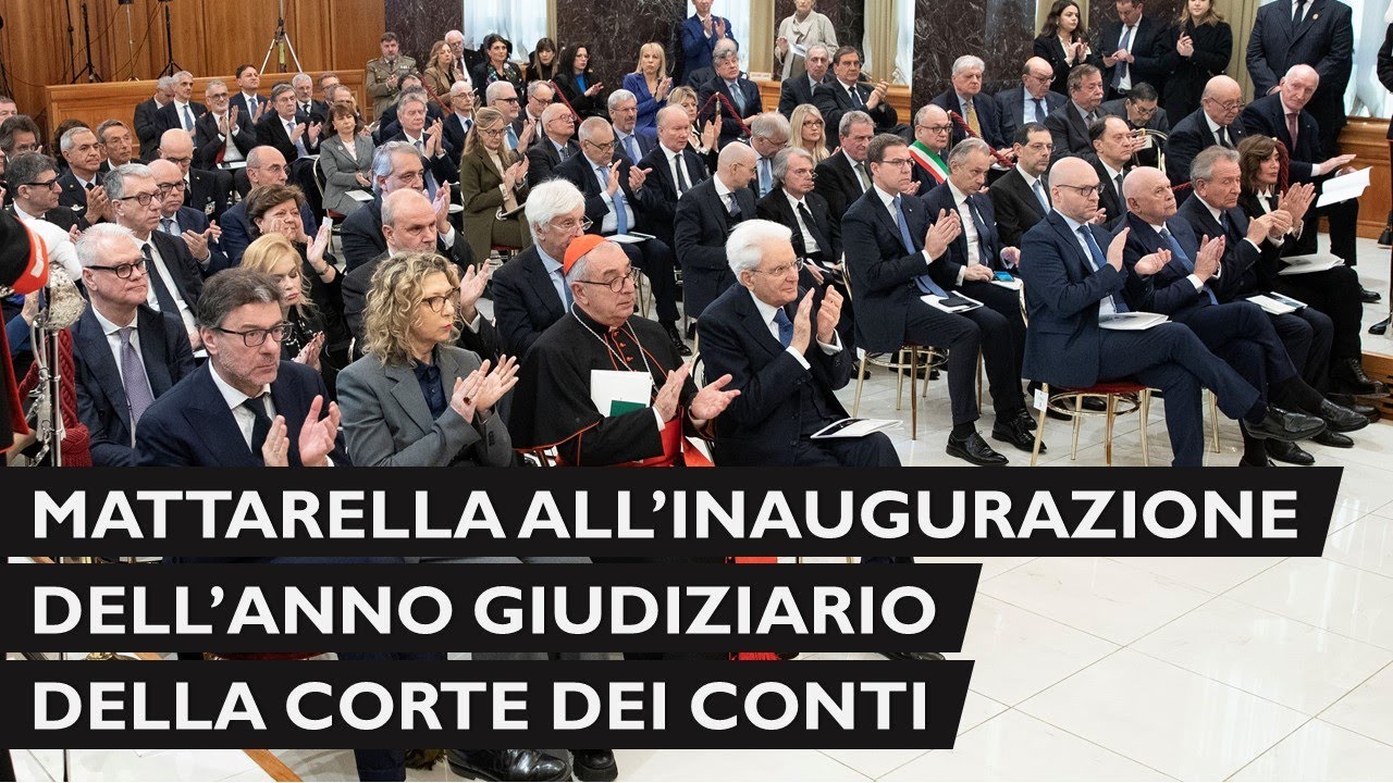 Mattarella Alla Cerimonia Di Inaugurazione Dell'Anno Giudiziario Della ...