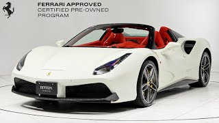 Ferrari  488 Spider 2017MY 認定中古車 V8エンジン音あり（車体末尾番号：059）