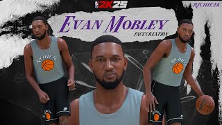 Evan Mobley Face Creation NBA 2K25