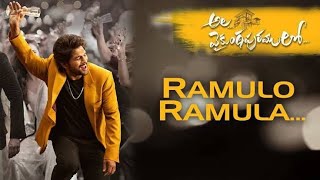 #RAMULO RAMULA (ALAVAIKUNTAPURAM LO) SONG BGM DONE BY ME - MOBILE PERFECT PIANO