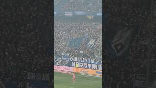 Incredible HSV supporters 🔷️😍 | Hamburger SV 6-1 Hannover 96 #shorts