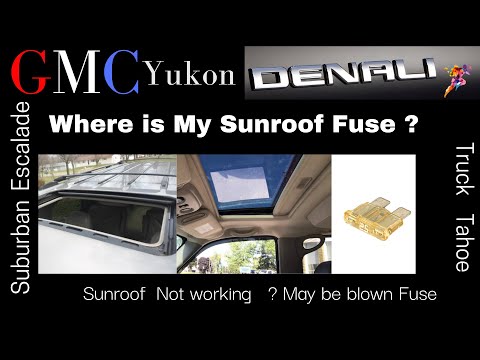 Where is the fuse for my sunroof?