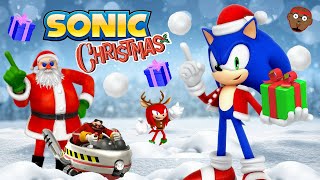 Sonic Christmas | Sonic the HedgeHog Run and Freeze | Sonic Christmas Kids Game | PhonicsMan Fitness