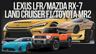 LEXUS LFA II (LFR) // LAND CRUISER FJ // MAZDA RX-7 // TOYOTA MR2 // 55 NEW MODELS COMING FROM JAPAN