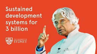 A. P. J. Abdul Kalam: Sustained development systems for 3 billion