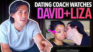 Dating Coach Reacts to DAVID DOBRIK + LIZA KOSHY