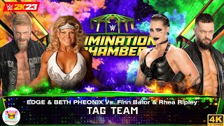 Rhea Ripley & Finn Bálor vs. Edge & Beth Phoenix - Elimination Chamber: WWE 2K23