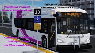 Caledonia Route 117S Drivealong: Caledonia Term. to Hwy 417 P\u0026R via Sherwood (VAMOS Bus Sim Roblox)