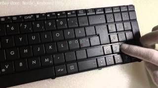 Mp-10a76dn-6984w Nordic Keyboard for Asus A75de K75de R700DE