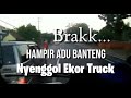 Bus Gagal NgeBlong Hampir Adu Banteng