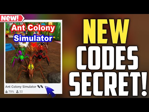 Ant Colony Simulator New Codes!!  ROBLOX *SECRET* CODES
