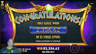 Gate of Olympus all In Bonus Buy Session at Hollywoodbets by Pragmatic Play - R250 Gameplay!