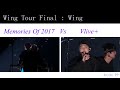 Compairison Memories 2017 vs Vlive Ver. - BTS Wing tour Final [WING+Ending]