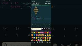 Diamond Butterfly 🦋 Pattern Program in Python
