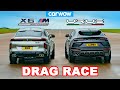 Lamborghini Urus v BMW X6M - DRAG RACE