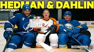 Hedman And Dahlin Snipe With A Wooden Stick | On The Couch With Colby