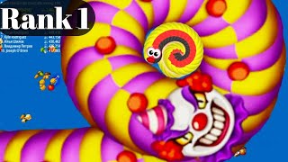 Worms zone.io #001 Big Monster worm gameplay | saamp wala game | Snake Game 2023 | Rắn Săn Mồi 2023