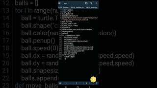 bouncing ball animation using python | bouncing ball pattern | Fun code