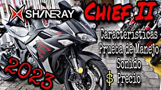 Shineray Chief II Modelo 2023 | características + prueba de manejo + precio + sonido.