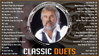 Duet Love Songs 80's 90's || Best Of Kenny Rogers, Lionel Richie,  James Ingram || Top Classic Duets
