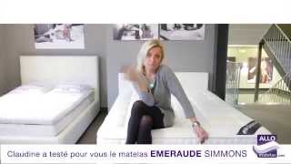 Matelas SIMMONS EMERAUDE par Claudine #allomatelas