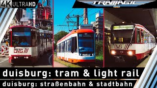 Duisburg: Tram and Light Rail | 4K