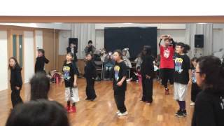 ヒップホップダンス　HIPHOP DANCE　キッズクラス　四街道　RISE　2014　2.15　LESSON