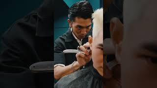 Kiểu tóc Pompadour tạo kiểu với Reuzel Severed Head Pomade #hairstyle #barbershop #pomade