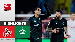Joker Goal Secures Victory! | 1.FC Köln - SV Werder Bremen  | Highlights | MD22 – Bundesliga 2023/24