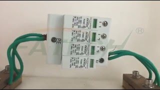 fatech surge arrester 40kA testing