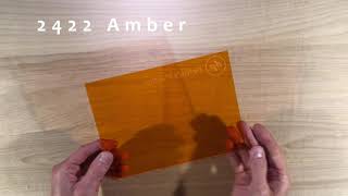 Transparent Acrylic Plexiglass - 2422 Amber