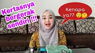 Kertasnya bergerak sendiri ?? Percobaan IPA Listrik Statis