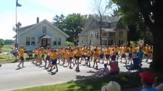 2015 Lake Mills Town \u0026 Country Days   LM Middle School Marching Band