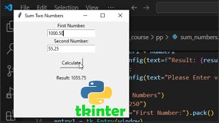 🔥 Step-by-Step: Create a Simple Python Tkinter App to Sum Two Numbers (Beginner Friendly!)