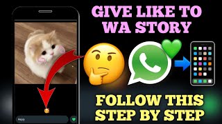 How to Like Status on Whatsapp