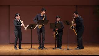 Fall 2019, University of Hawaii Saxophone Quartet