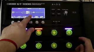 Boss GT-1000 - Un Preset para todos los estilos (o casi)