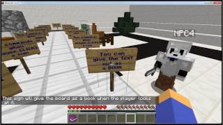 Minecraft plugin demo: SignBoard