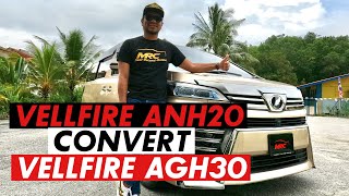 #ToyotaVellfire #Anh10 #Anh20 #Agh30 Toyota Vellfire ANH20 Convert AGH30 2020