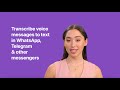How to Transcribe Audio Messages to Text on WhatsApp