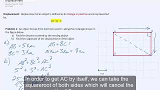 PHY 1010 - Chapter 2 - Motion in One Dimension