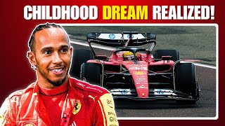 Lewis Hamilton’s First Day at Ferrari – A Dream Fulfilled!