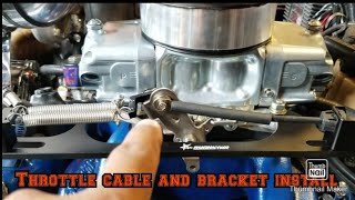 2nd Gen Camaro Accelerator Cable And Throttle Bracket Install