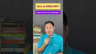 Ano sa English ang “Puede bang umusog ka?” | Tagalog-English Translation