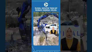 Penampakan Puing Rudal Houthi Tancap Rumah Warga Israel