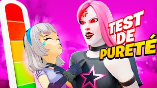 JE FAIS LE TEST DE PURETÉ AVEC MA FILLE SUR FORTNITE !